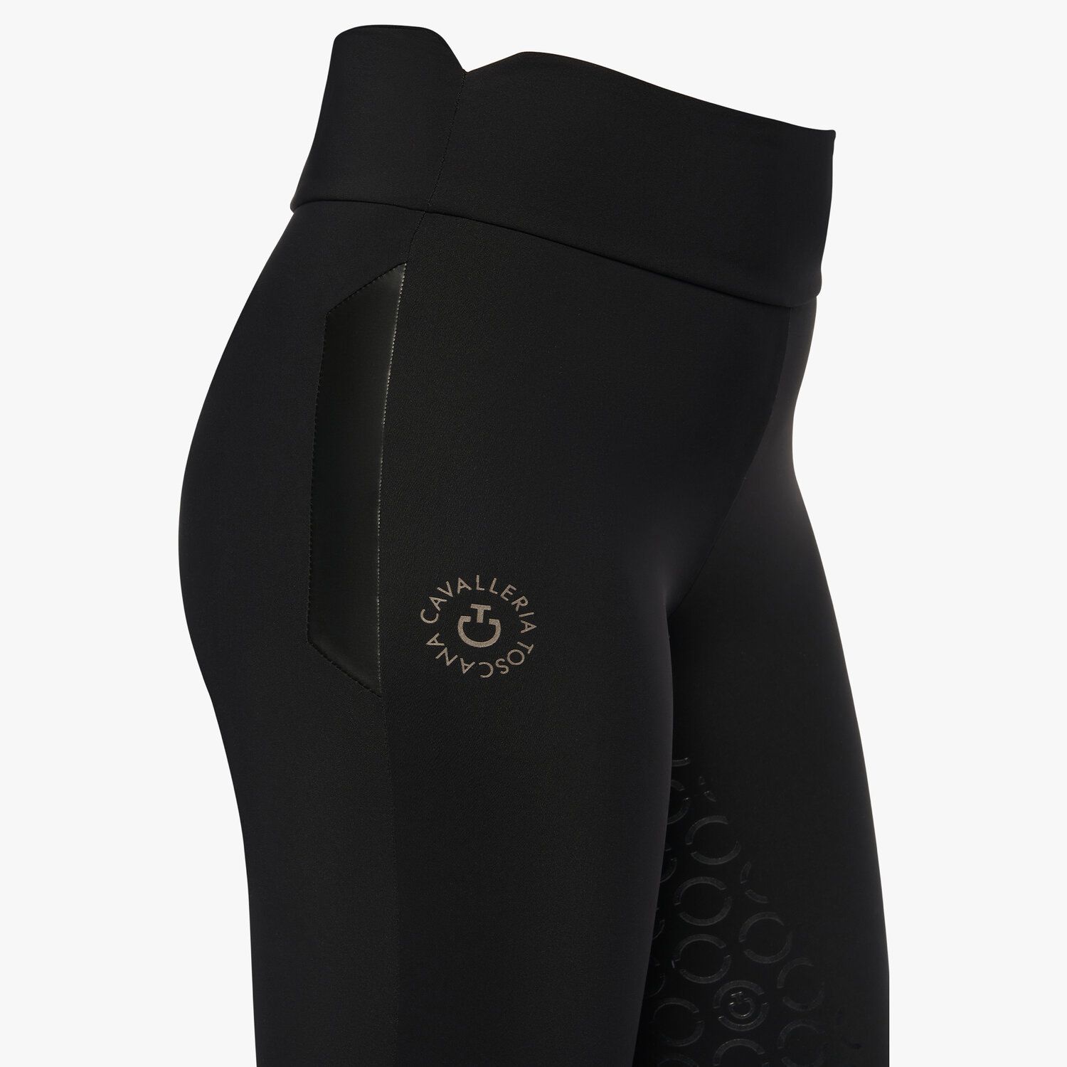 Леггинсы женские CT Orbit Jersey, полная силиконовая лея, Cavalleria Toscana Италия 