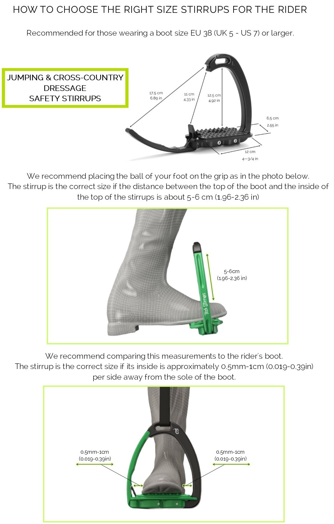 Стремена выездковые Venice Sloped, Tech Stirrups Италия