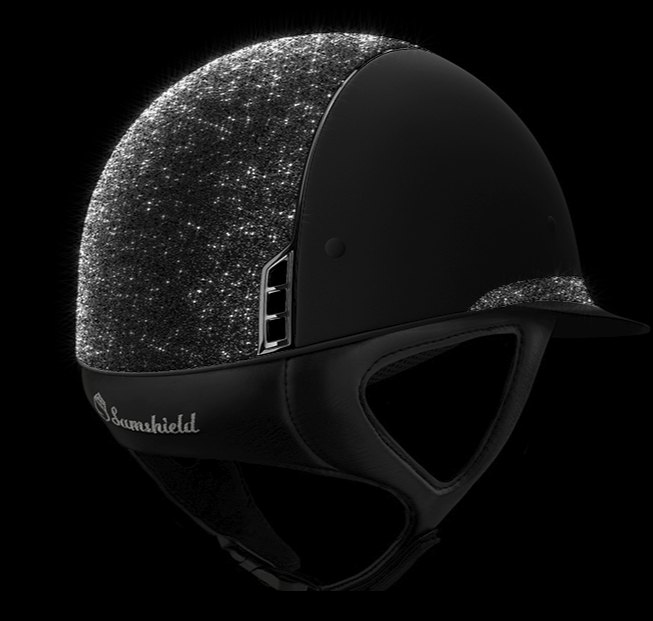 Шлем Miss Shield Shadowmatt V2, Full Swarovski, матовый, Samshield Франция