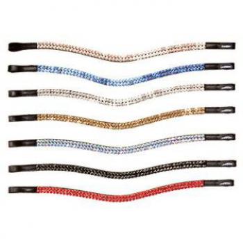 Налобник Twinkle, British Line, с кристаллами Сваровски, Euroriding Германия