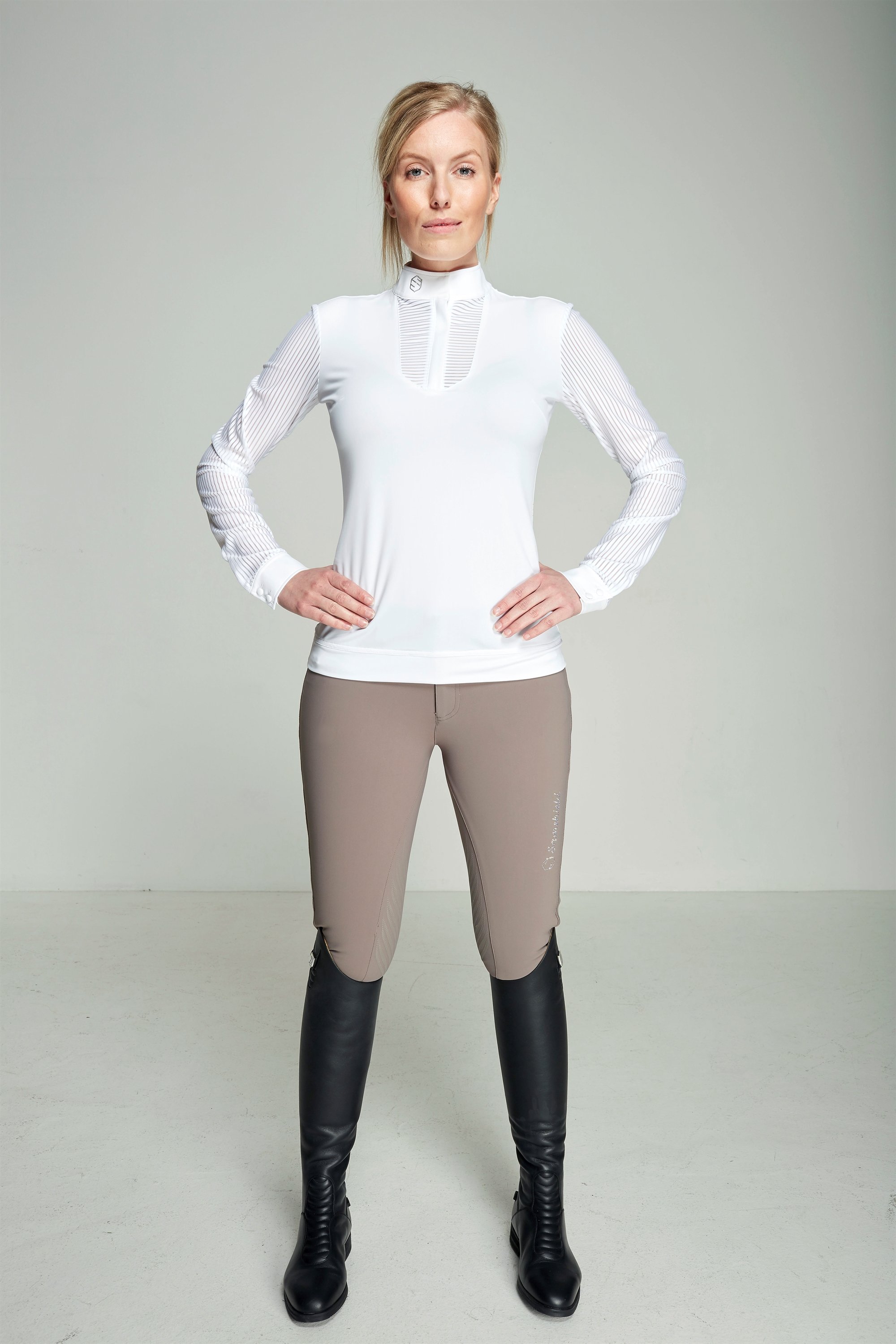 Рубашка женская для соревнований Faustine, длинный рукав, Samshield Франция