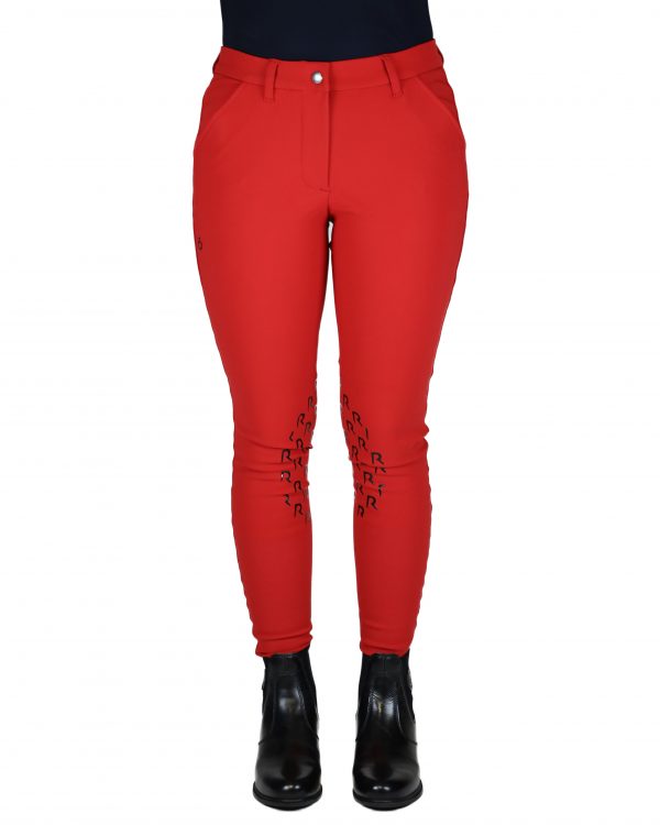 Бриджи женские Knee-hi Perforated, коленная силиконовая лея, Cavalleria Toscana Италия