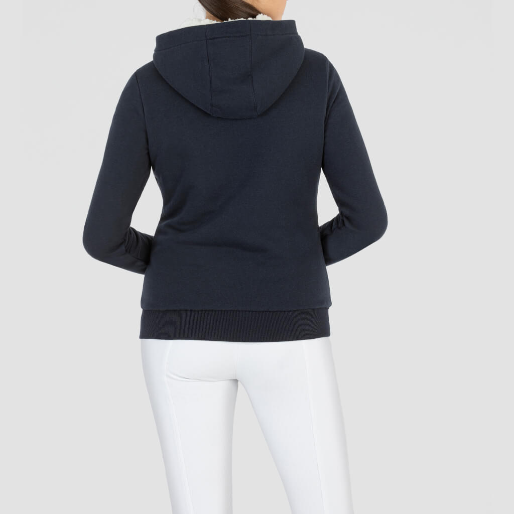 Толстовка женская Celastec, на молнии, с капюшоном, Equiline Италия, код R09751