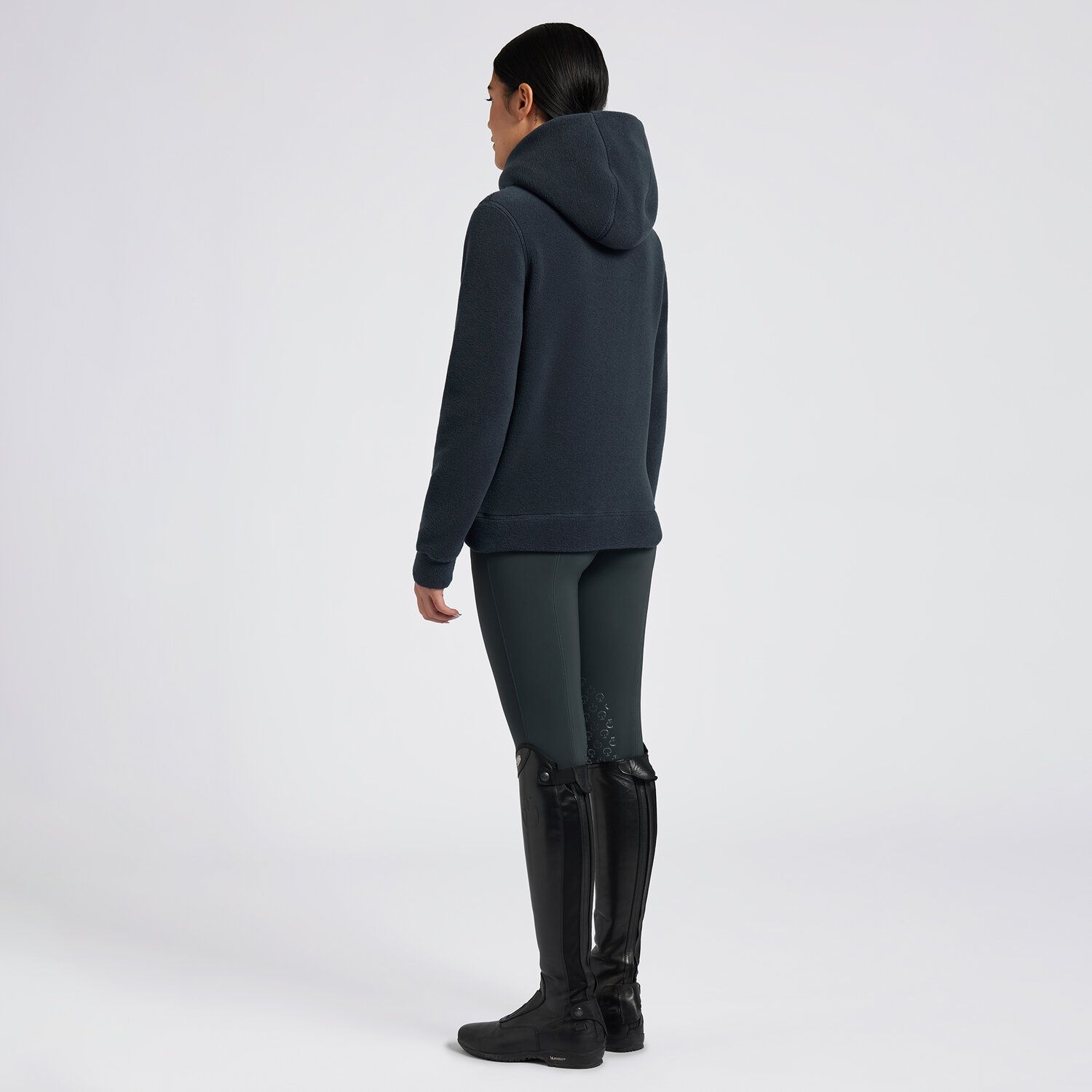 Кофта флисовая женская CT Fleece, на молнии, с капюшоном, Cavalleria Toscana Италия