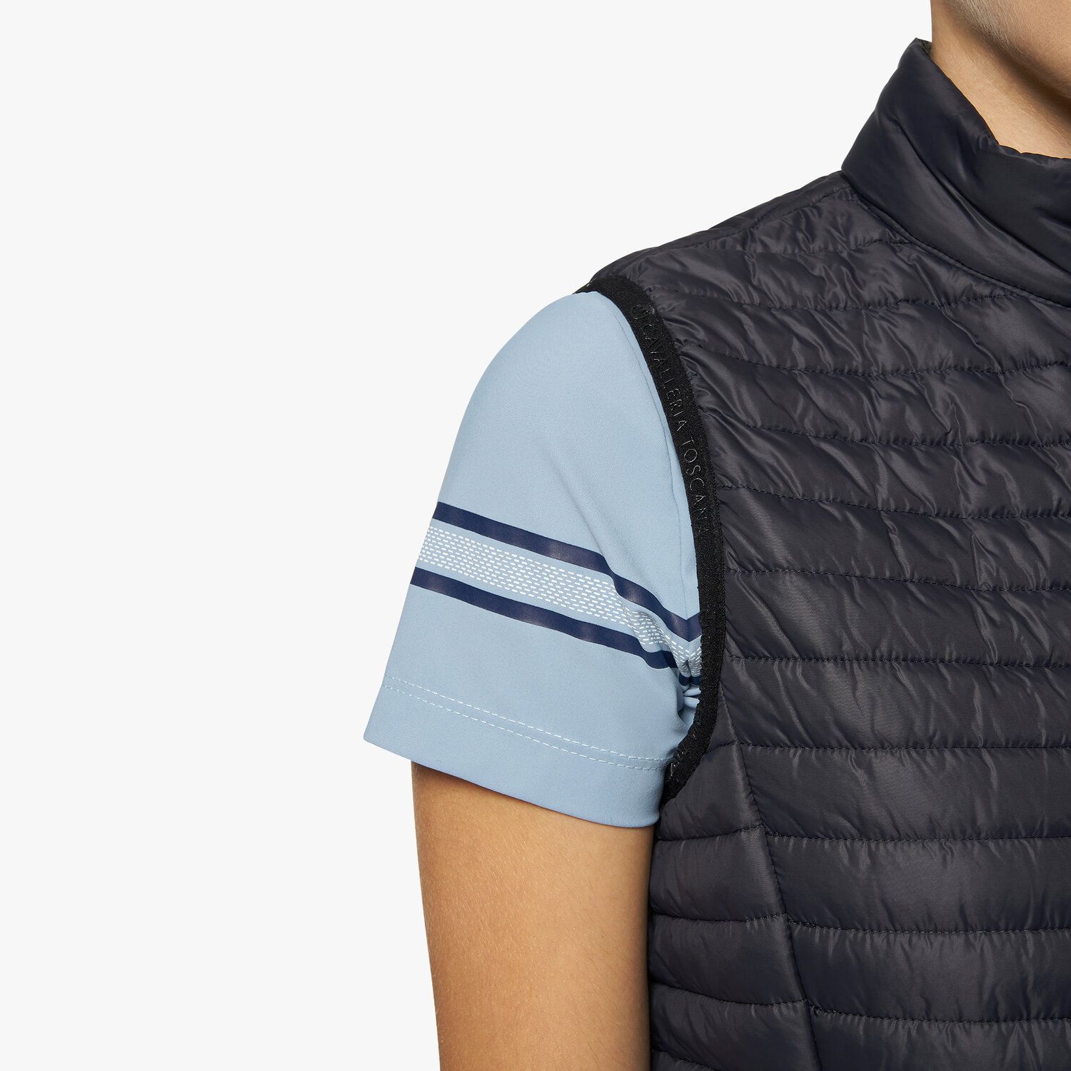Жилет для девочки Jersey Quilted w/ Nylon Inser, Cavalleria Toscana Италия