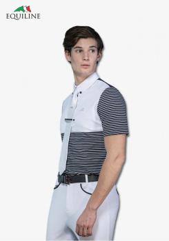 Рубашка мужская для соревнований Aram, короткий рукав, Equiline Италия, код H00458