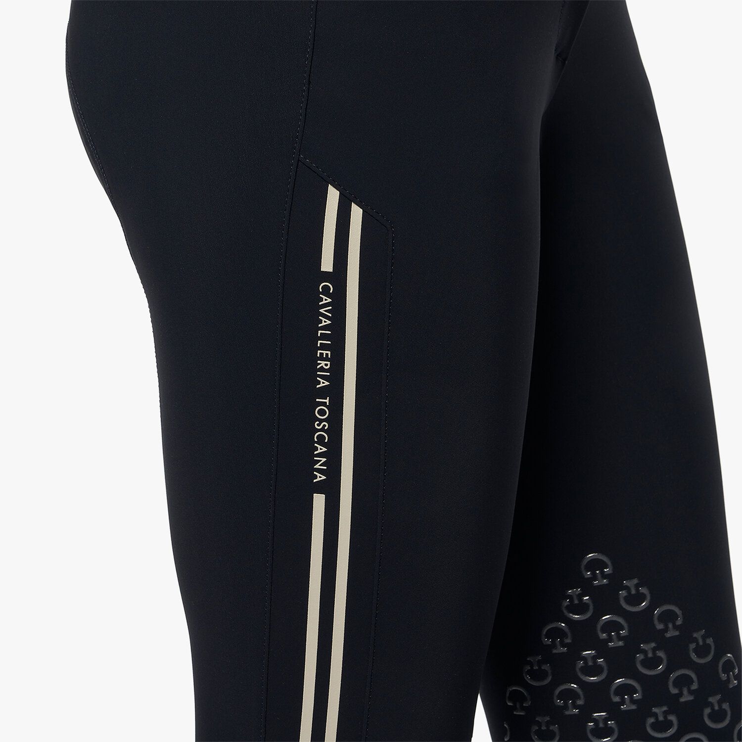 Бриджи женские Embossed Silicone Stripe, коленная силиконовая лея, Cavalleria Toscana Италия