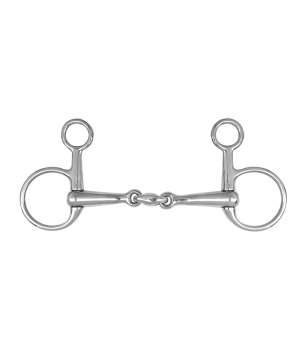 Трензель Боше с двумя сочленениями, 16 мм, кольца 5 см,Waldhausen Германия