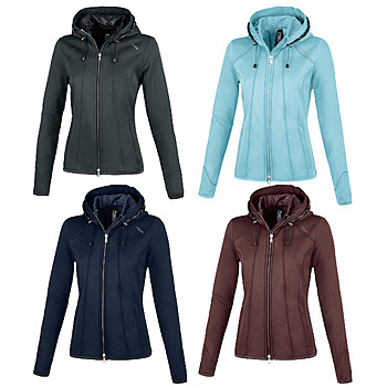 Кофта женская флисовая JANNY, на молнии, с капюшоном, Pikeur Германия