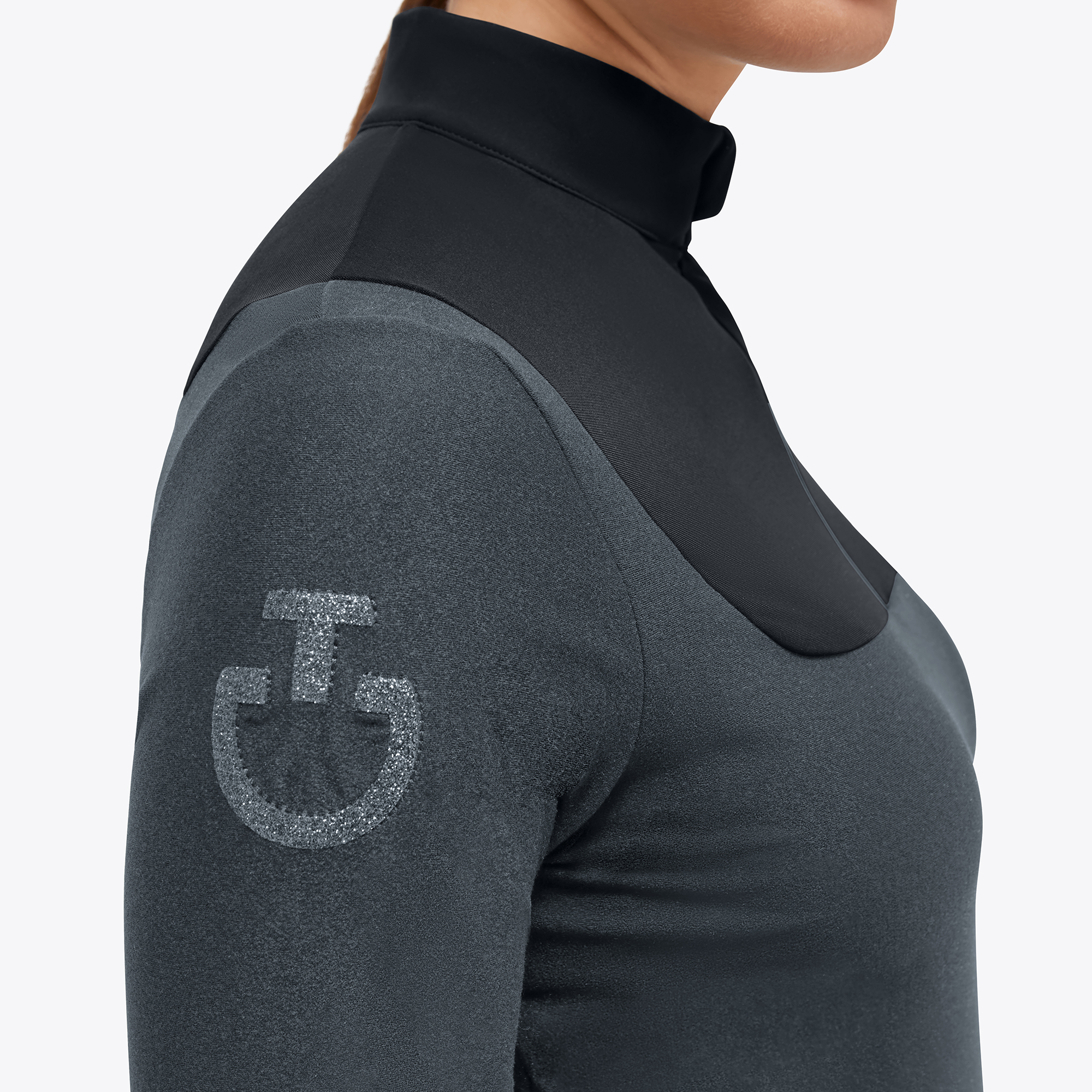 Водолазка женская CT Jersey Fleece Zip, Cavalleria Toscana Италия